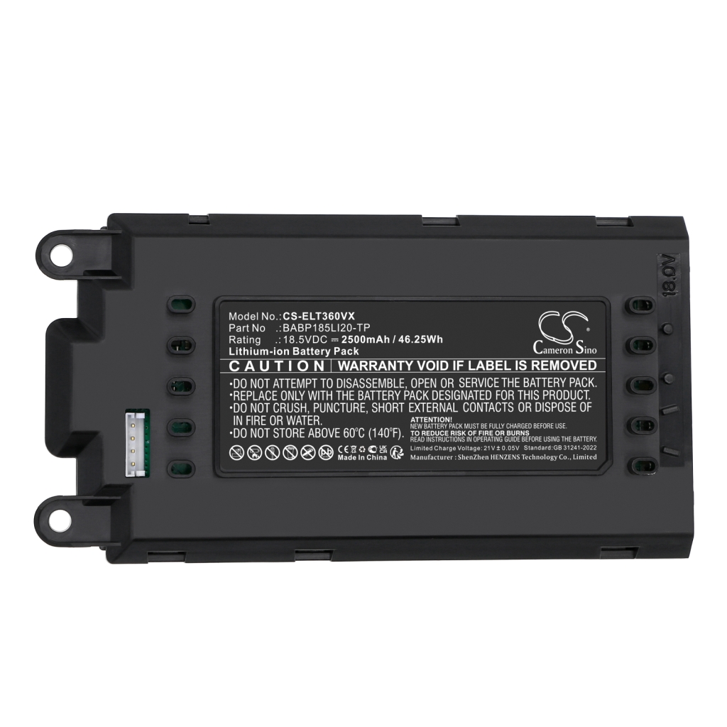Porszívó akkumulátorok Electrolux CS-ELT360VX