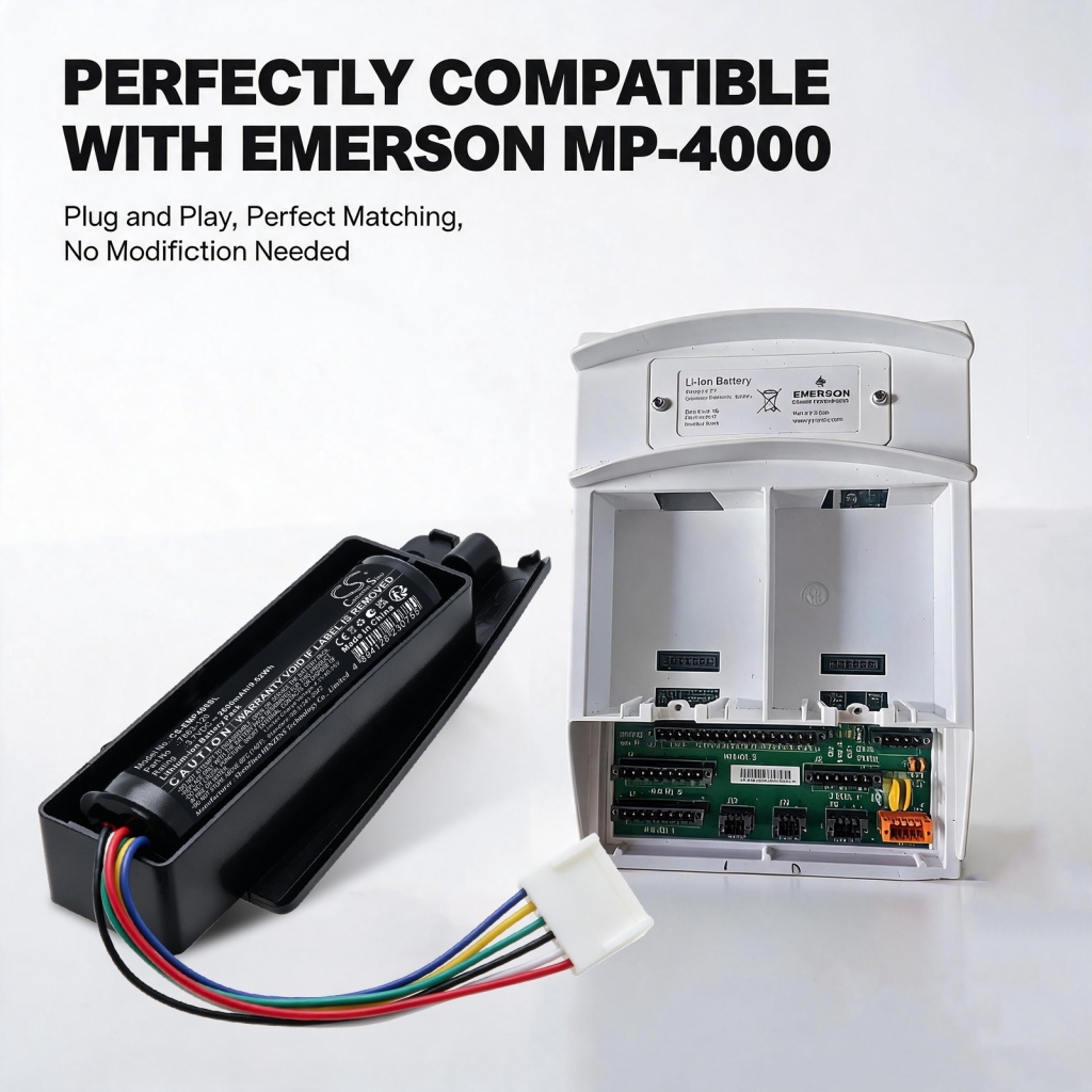 Akkumulátor kompatibilis a következőkkel Emerson CS-EMP400SL