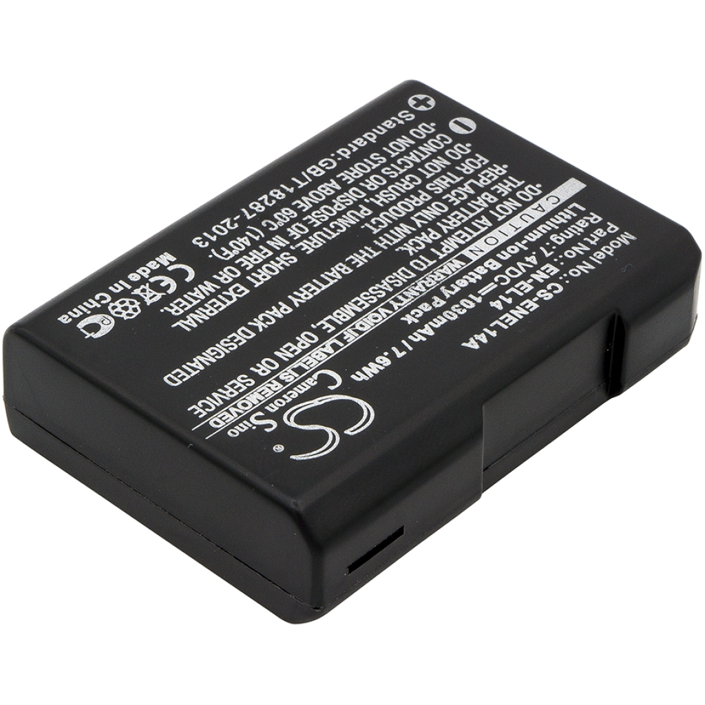 Kompatibilis akkumulátor csere NIKON EN-EL14