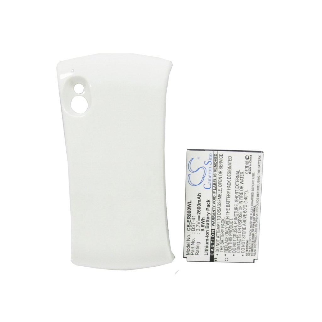 Battery compatible with Sony Ericsson