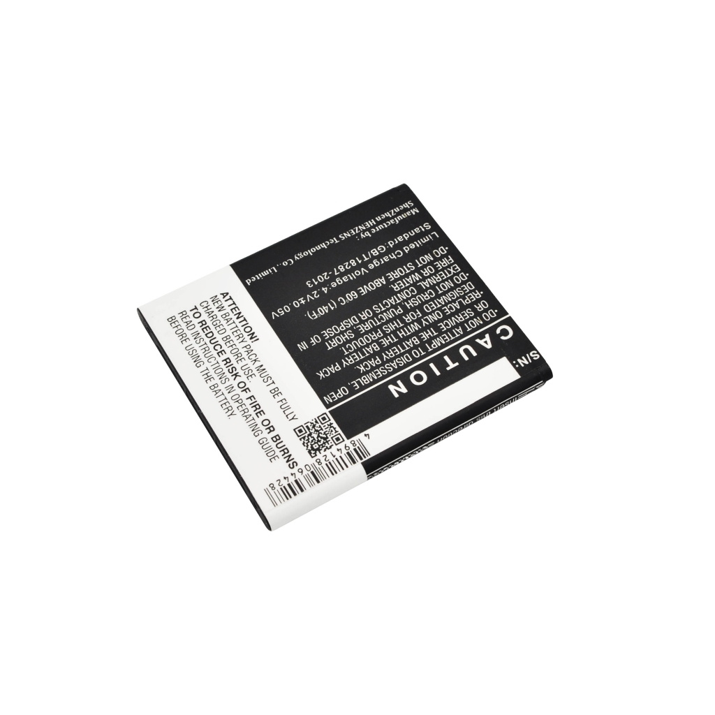 CS-ERA900XL back caution label with safety warnings and manufacturer info