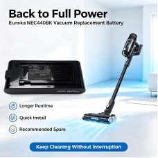 Kompatibilis akkumulátor csere Eureka NEC440BK