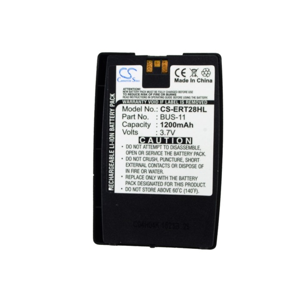 Akkumulátor kompatibilis a következőkkel Sony Ericsson CS-ERT28HL