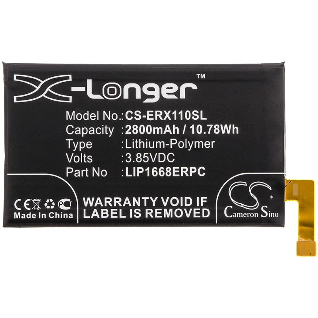 Kompatibilis akkumulátor csere Sony LIP1668ERPC