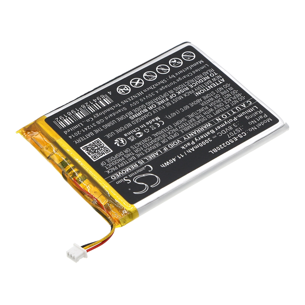 Akkumulátorok fizetési terminálokhoz Eservice CS-ESD220BL