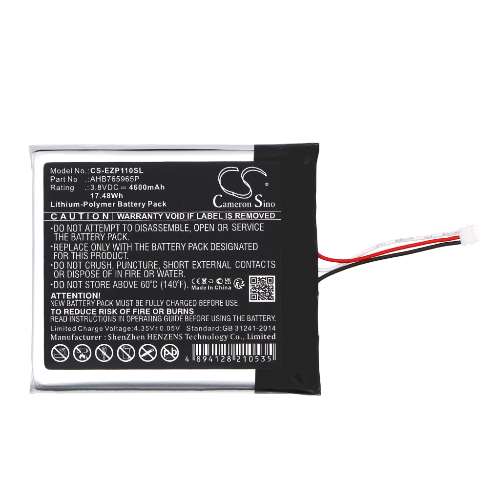 Akkumulátorok otthoni biztonsághoz Ezviz CS-EZP110SL