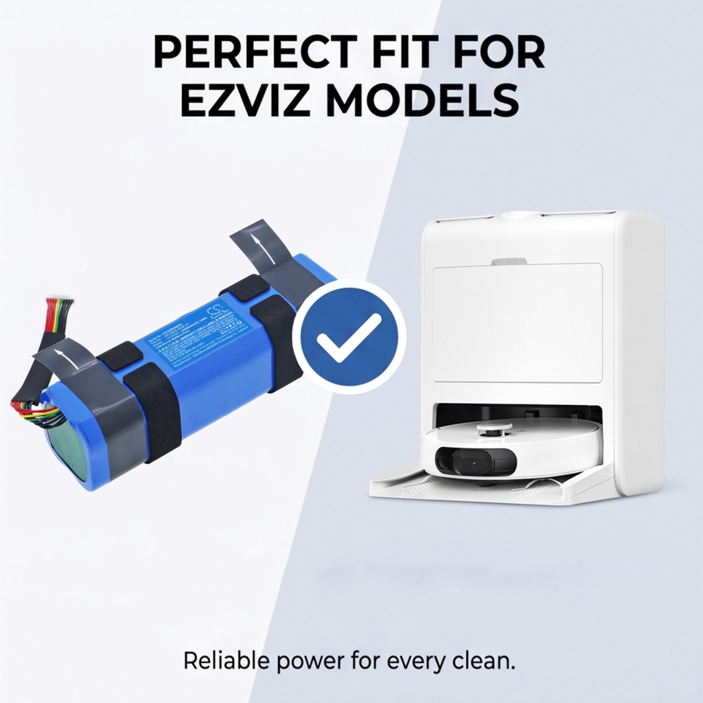 Akkumulátorok kompatibilis a következőkkel EZVIZ RS2 Robot Vacuum Cleaner CS-EZR200VX