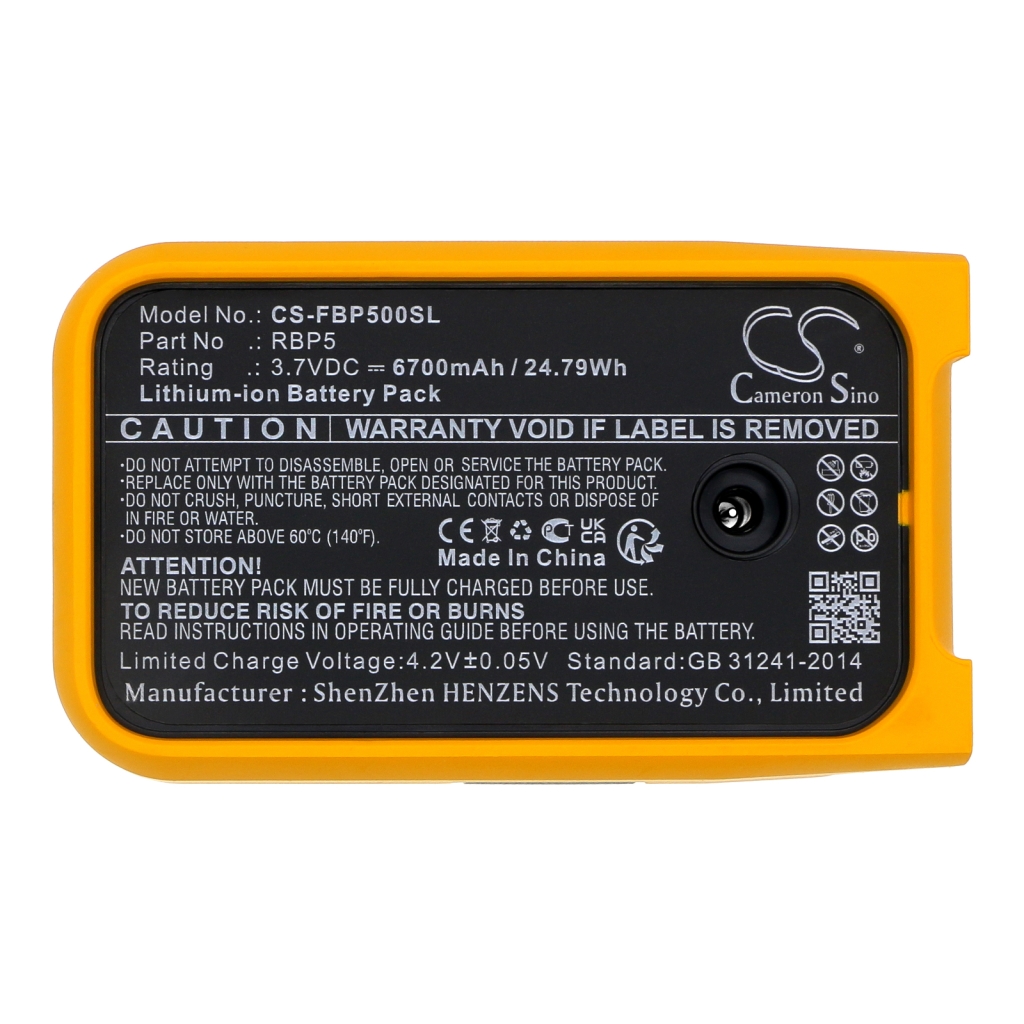 Kompatibilis akkumulátor csere Fluke 5023322,RBP5