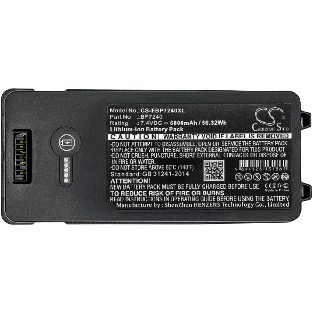 Kompatibilis akkumulátor csere Fluke BP7240