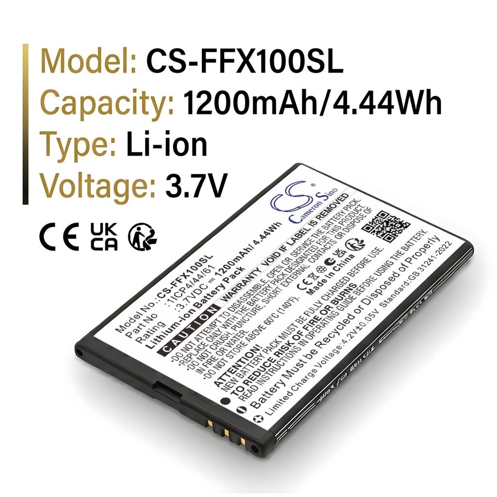Akkumulátor kompatibilis a következőkkel Famoco CS-FFX100SL