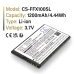 Akkumulátor kompatibilis a következőkkel Famoco CS-FFX100SL