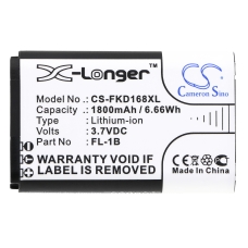 Compatible battery replacement for Fukuda BL-10C,FL-1B