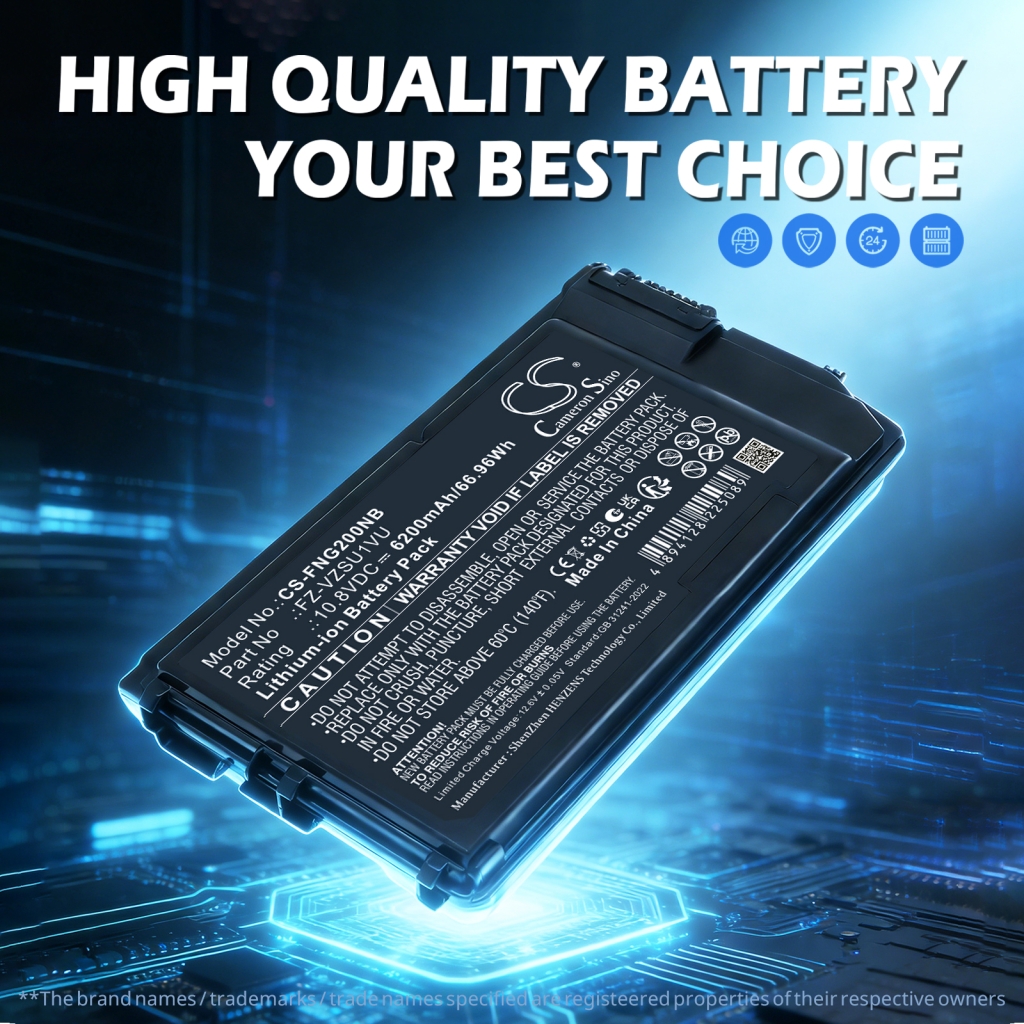 Laptop akkumulátorok Panasonic FZ-G2E (CS-FNG200NB)