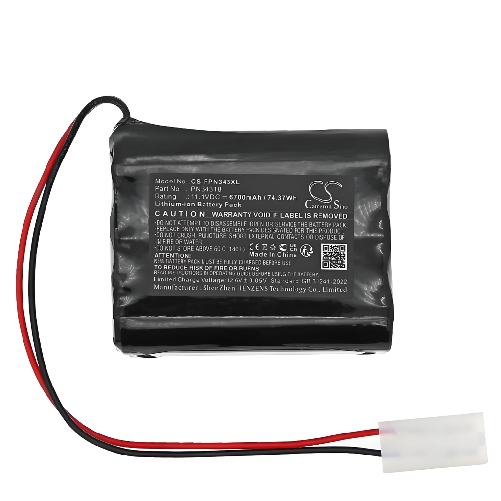 Akkumulátorok sportfelszerelésekhez Foxpro CS-FPN343XL