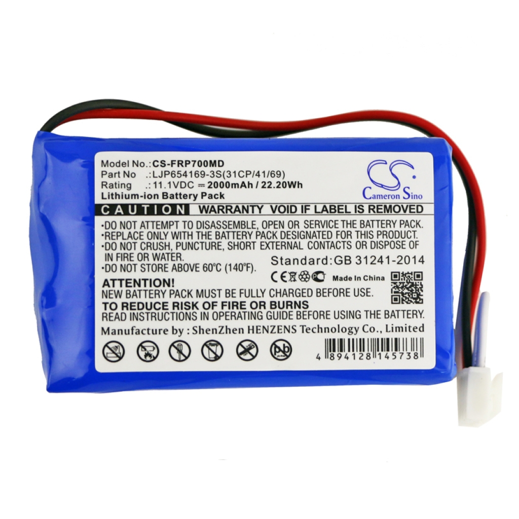 Akkumulátorok orvostechnikai eszközökhöz Fresenius FBALCO0059 (CS-FRP700MD)