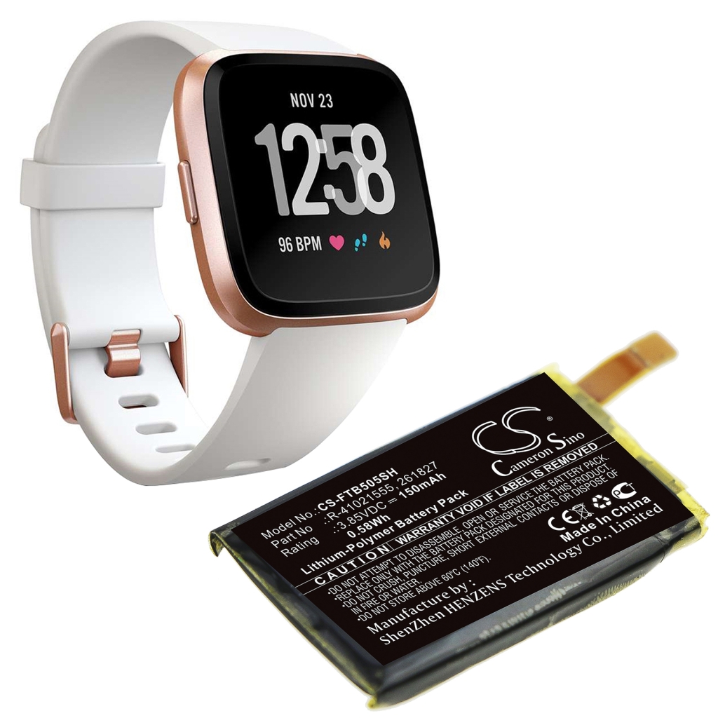 Akkumulátorok intelligens órákhoz Fitbit Versa (CS-FTB505SH)