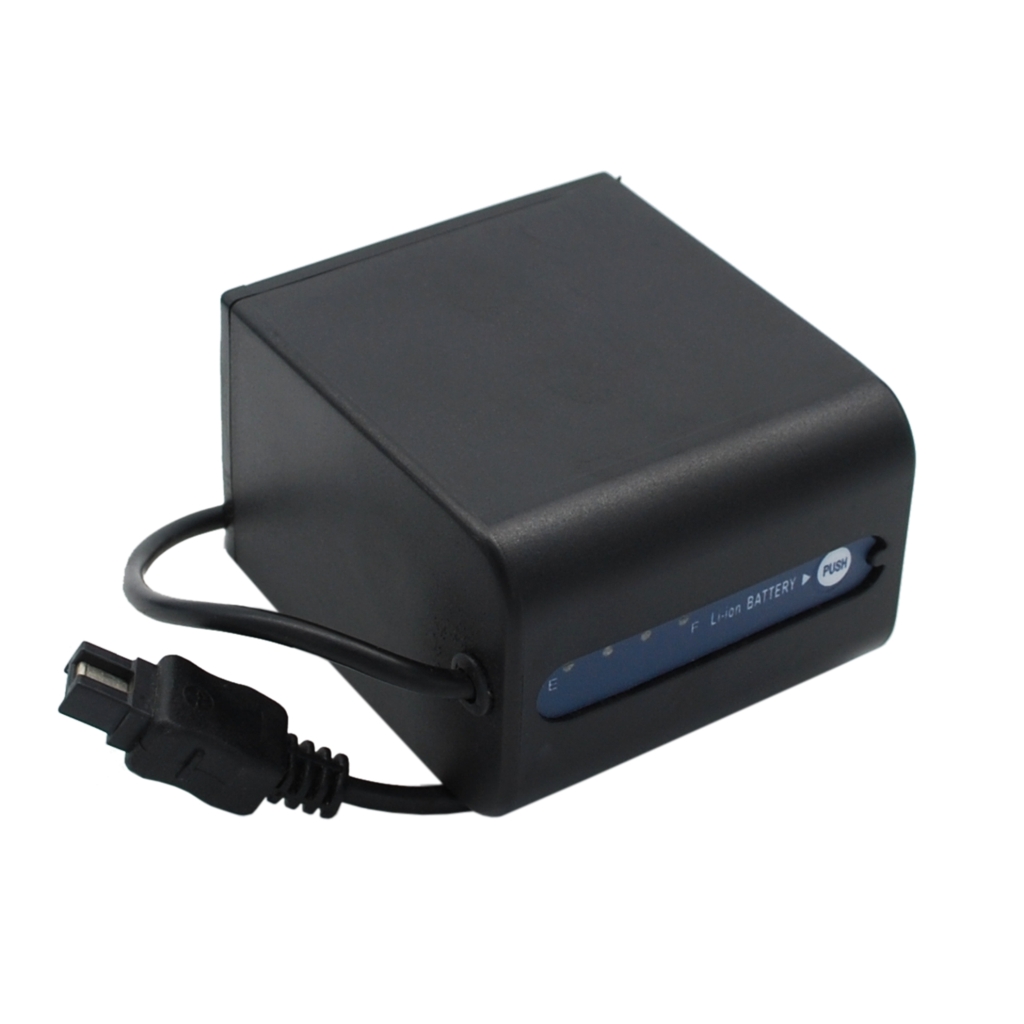 Cameron Sino CS-FV100T akkucsomag nézet: 7,4V 1950mAh Li-ion Sony NP-FV100, spirálkábel Sony csatlakozóval
