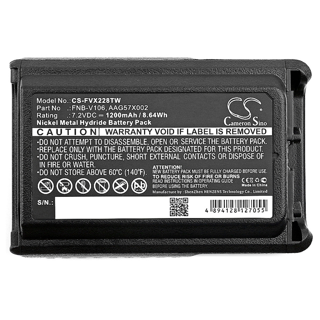 Kompatibilis akkumulátor csere Vertex AAG57X002,FNB-V106