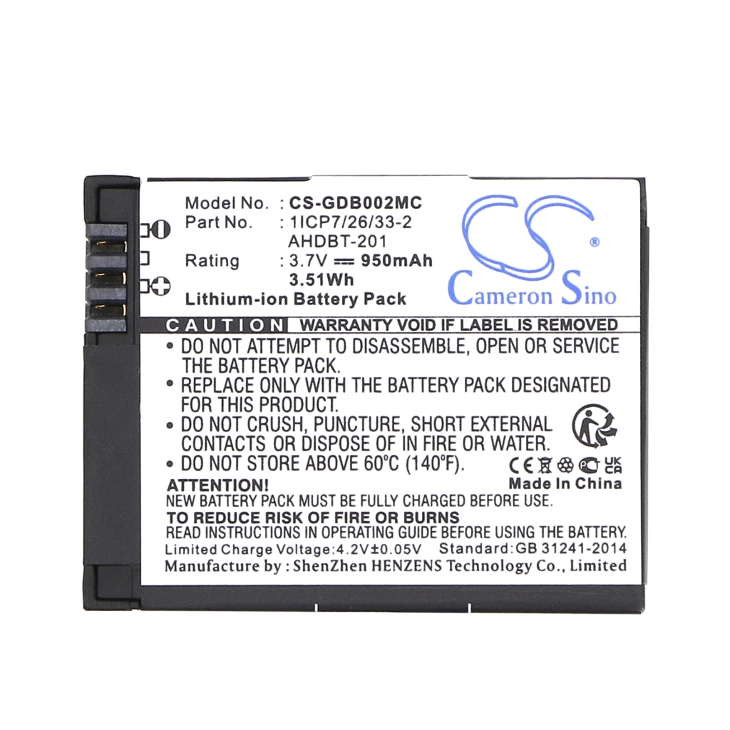 Battery Replaces AHDBT-301