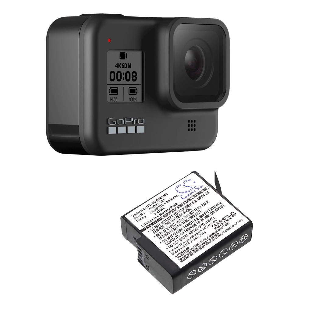 Fényképezőgép akkumulátorok GoPro CS-GDB501MC