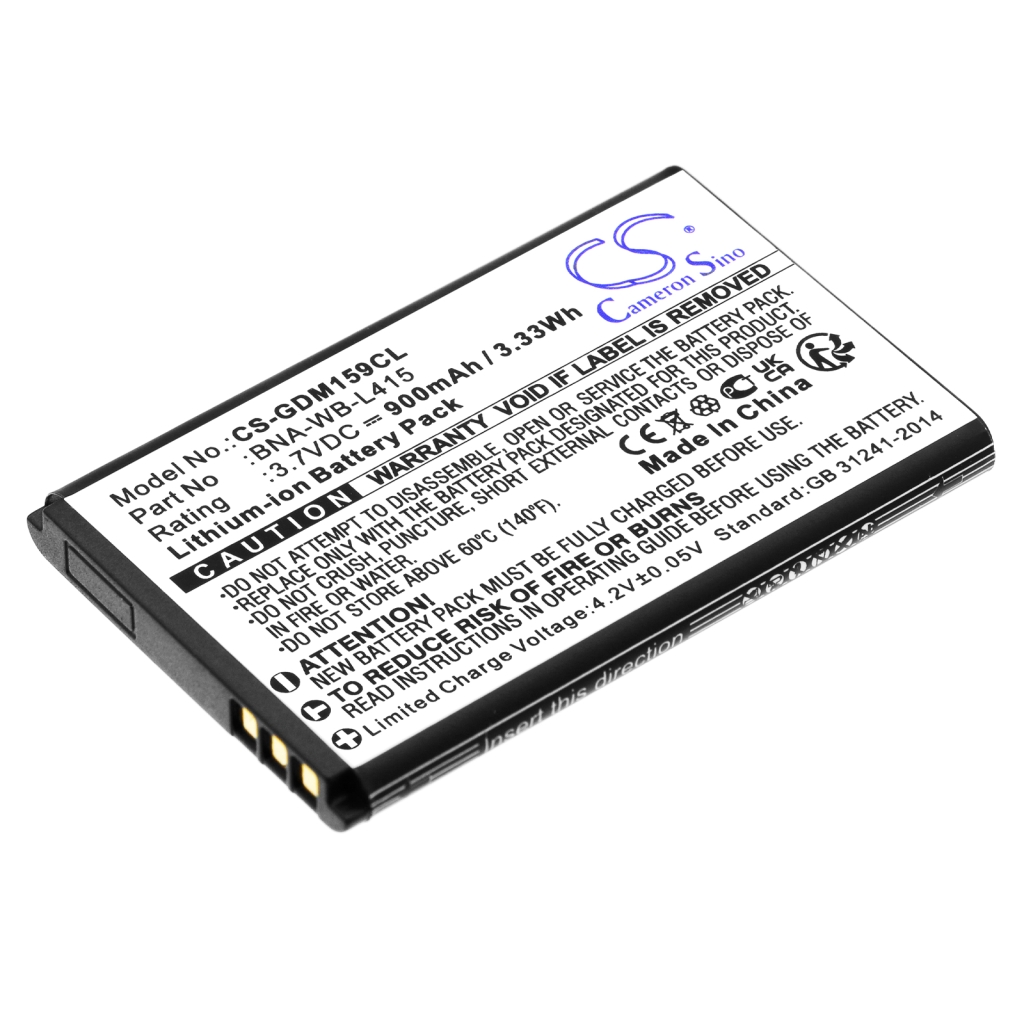 Akkumulátorok Akkumulátorok vezeték nélküli telefonokhoz CS-GDM159CL