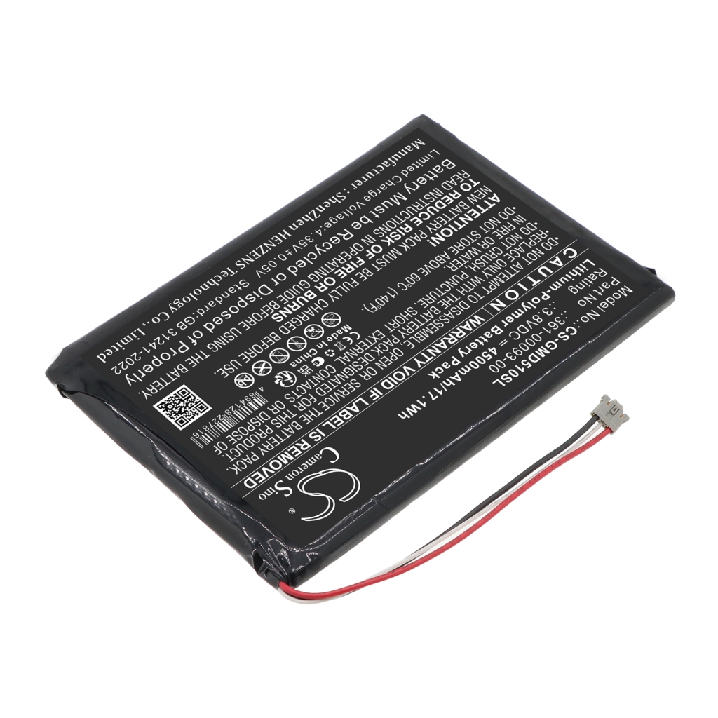 Akkumulátor kompatibilis a következőkkel Garmin CS-GMD510SL