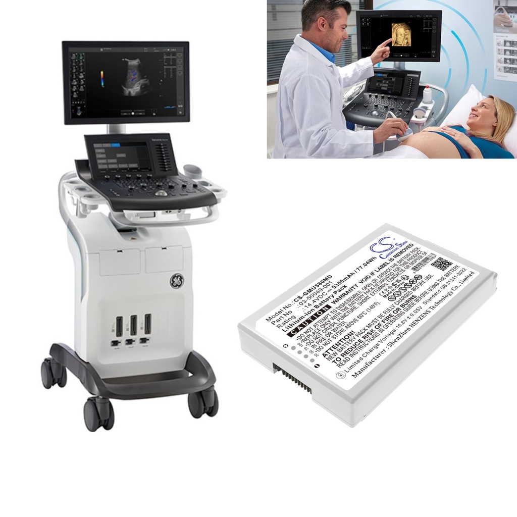 Akkumulátorok orvostechnikai eszközökhöz GE Versana ultrasound (CS-GMU580MD)