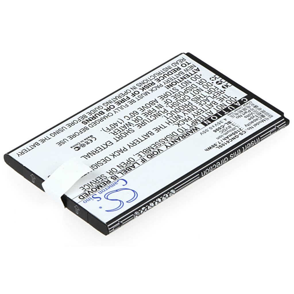 Akkumulátor kompatibilis a következőkkel GIONEE CS-GNC610SL