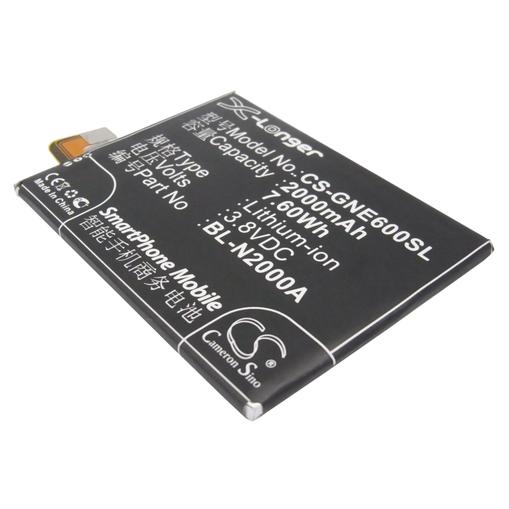 Mobile Phone Battery GIONEE CS-GNE600SL