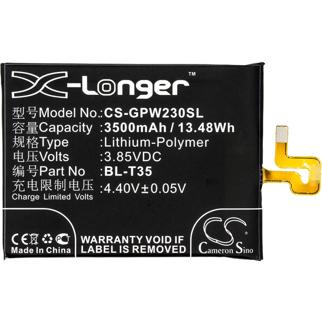 Kompatibilis akkumulátor csere Google BL-T35,EAC63718201
