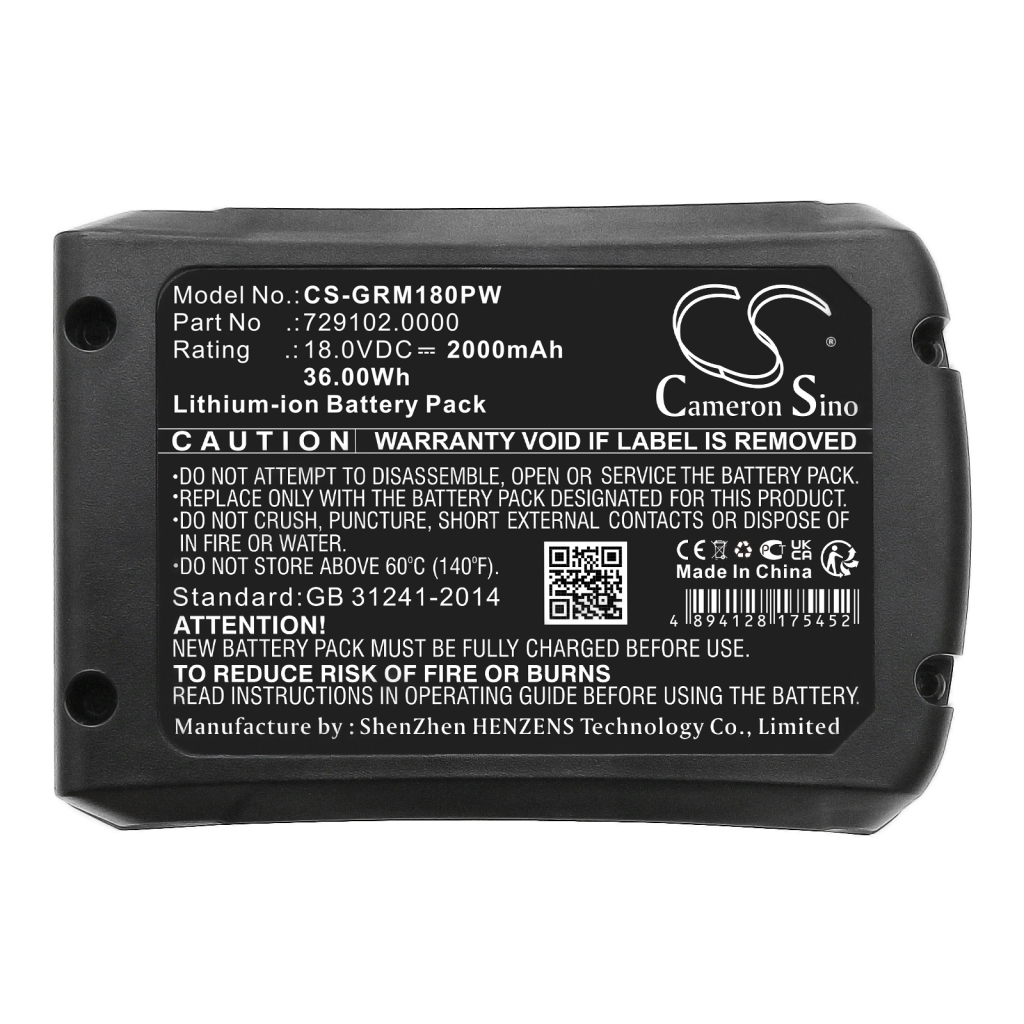 Akkumulátorok szerszámokhoz Steinel CS-GRM180PW