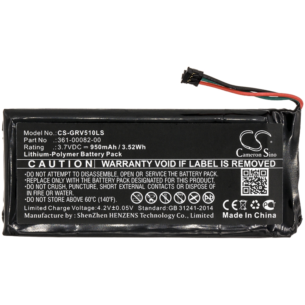Kompatibilis akkumulátor csere Garmin 361-00082-00