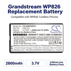 Kompatibilis akkumulátor csere Grandstream UGS-03