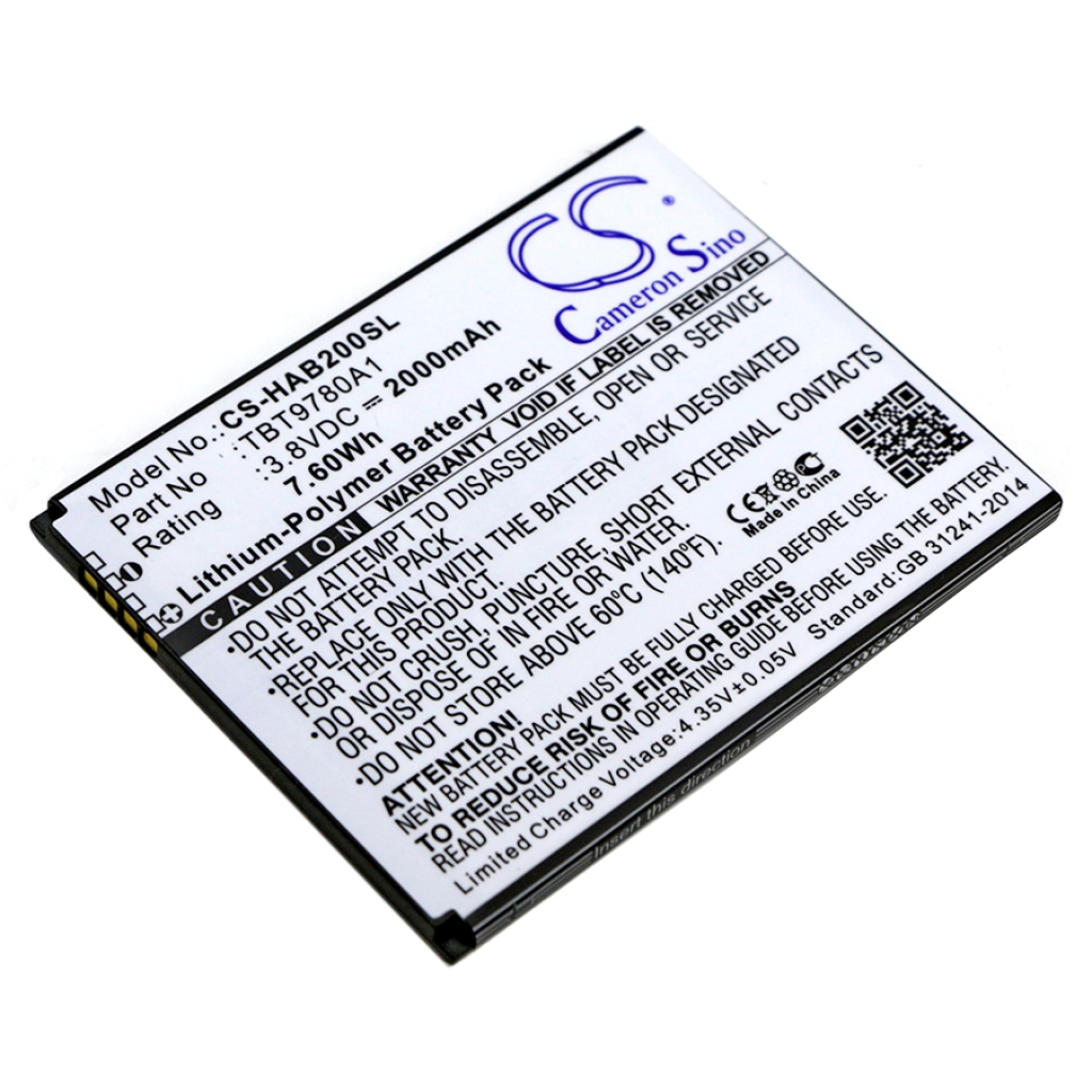 Kompatibilis akkumulátor csere K-Touch TBT9780A1