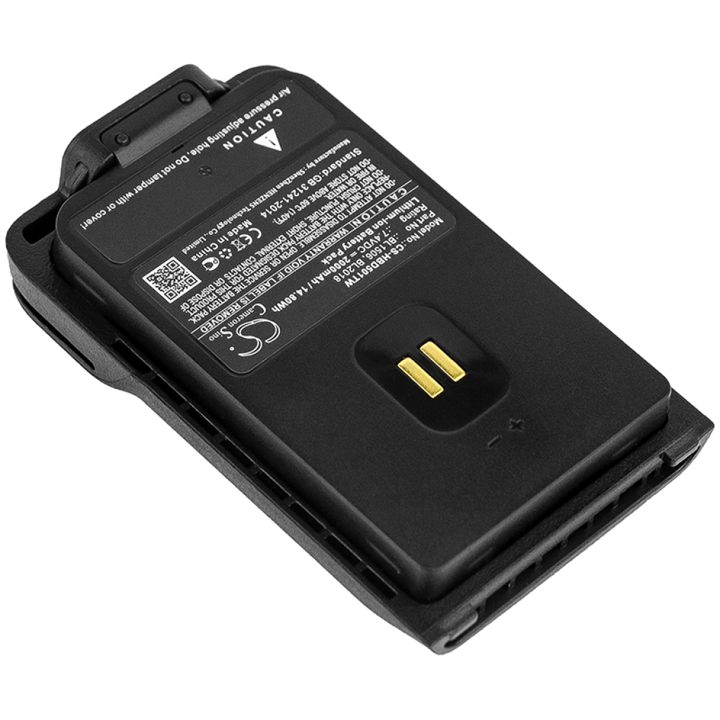 Kompatibilis akkumulátor csere Hytera BL1506,BL2018