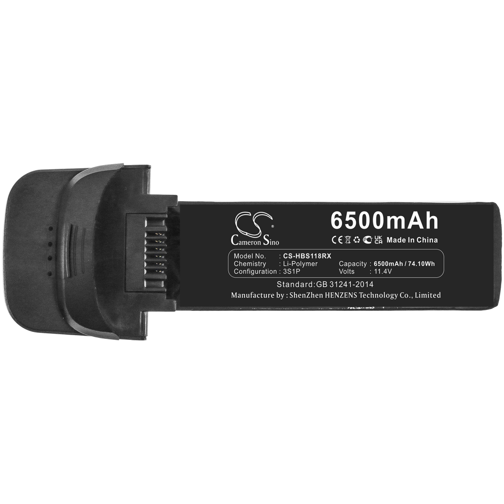 Kompatibilis akkumulátor csere Hubsan 9834117,GFHB6500