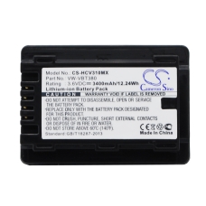 Kompatibilis akkumulátor csere Panasonic VW-VBT190