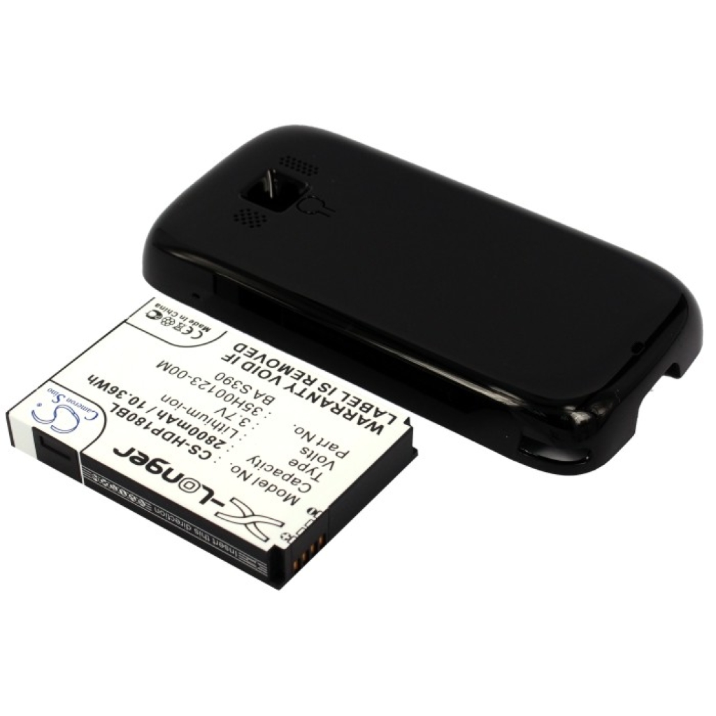 Akkumulátor kompatibilis a következőkkel HTC Sprint T-Mobile CS-HDP180BL