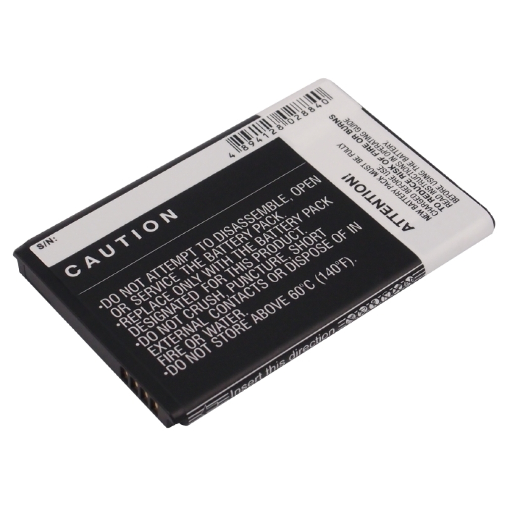 Akkumulátor kompatibilis a következőkkel Verizon HTC AT&T Sprint T-Mobile CS-HDP180XL