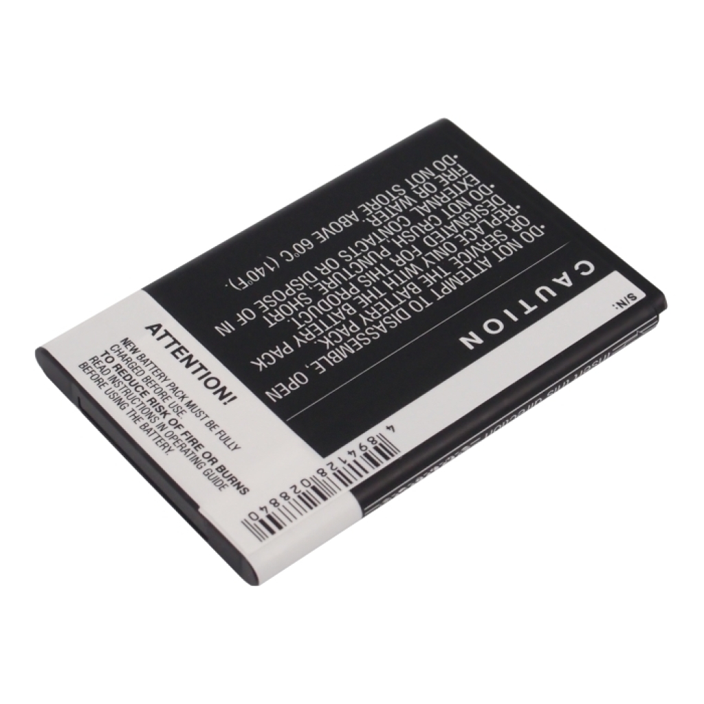 Akkumulátor kompatibilis a következőkkel Verizon HTC AT&T Sprint T-Mobile CS-HDP180XL