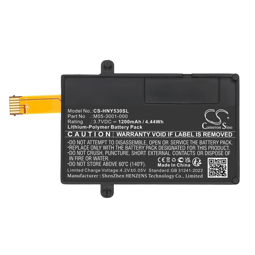 Kompatibilis akkumulátor csere Honeywell M05-3001-000