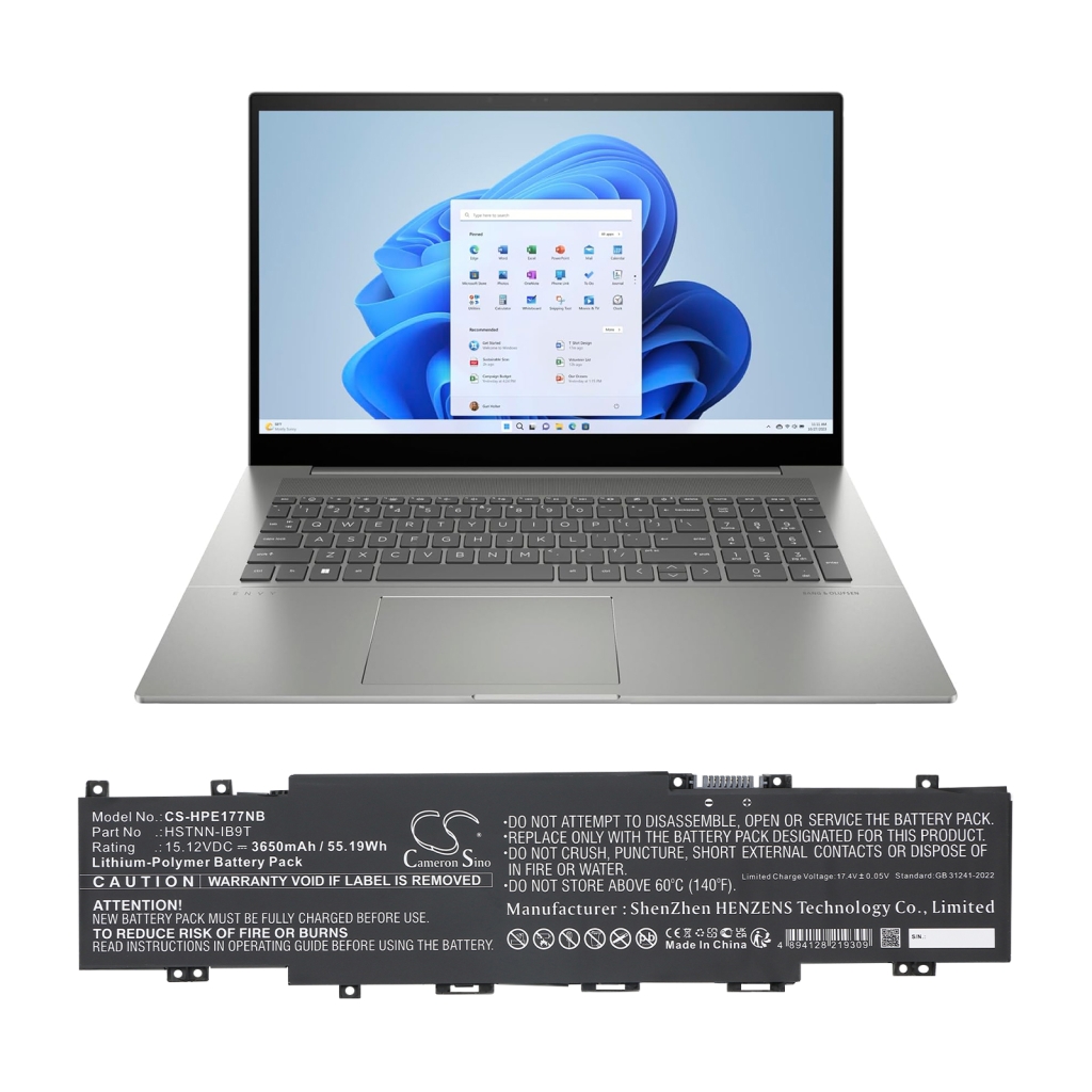 Laptop akkumulátorok HP Envy 17-ch0175ng (CS-HPE177NB)