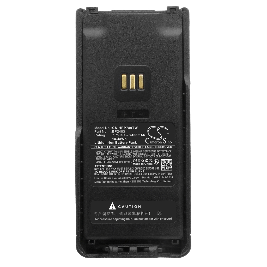 Kompatibilis akkumulátor csere Hytera BP2403