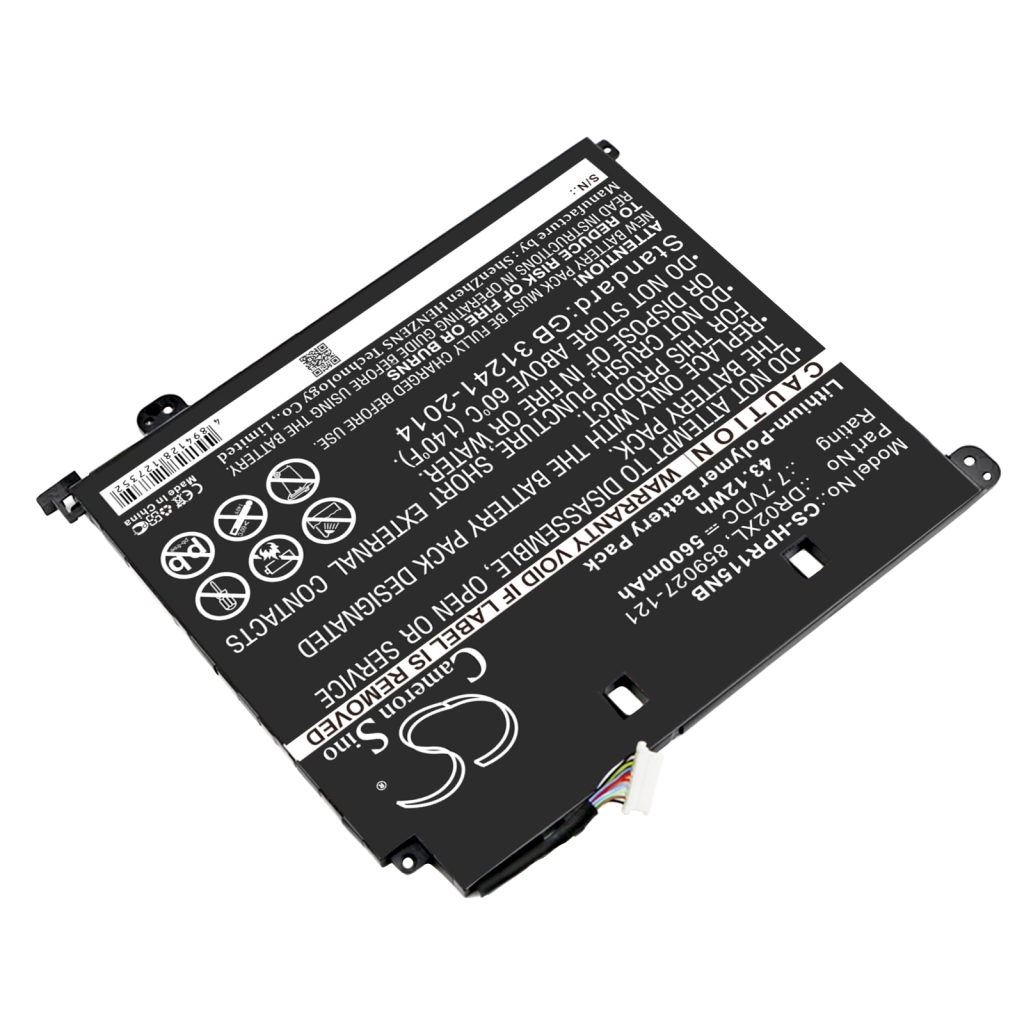 Akkumulátorok Helyettesíti a 859027-121