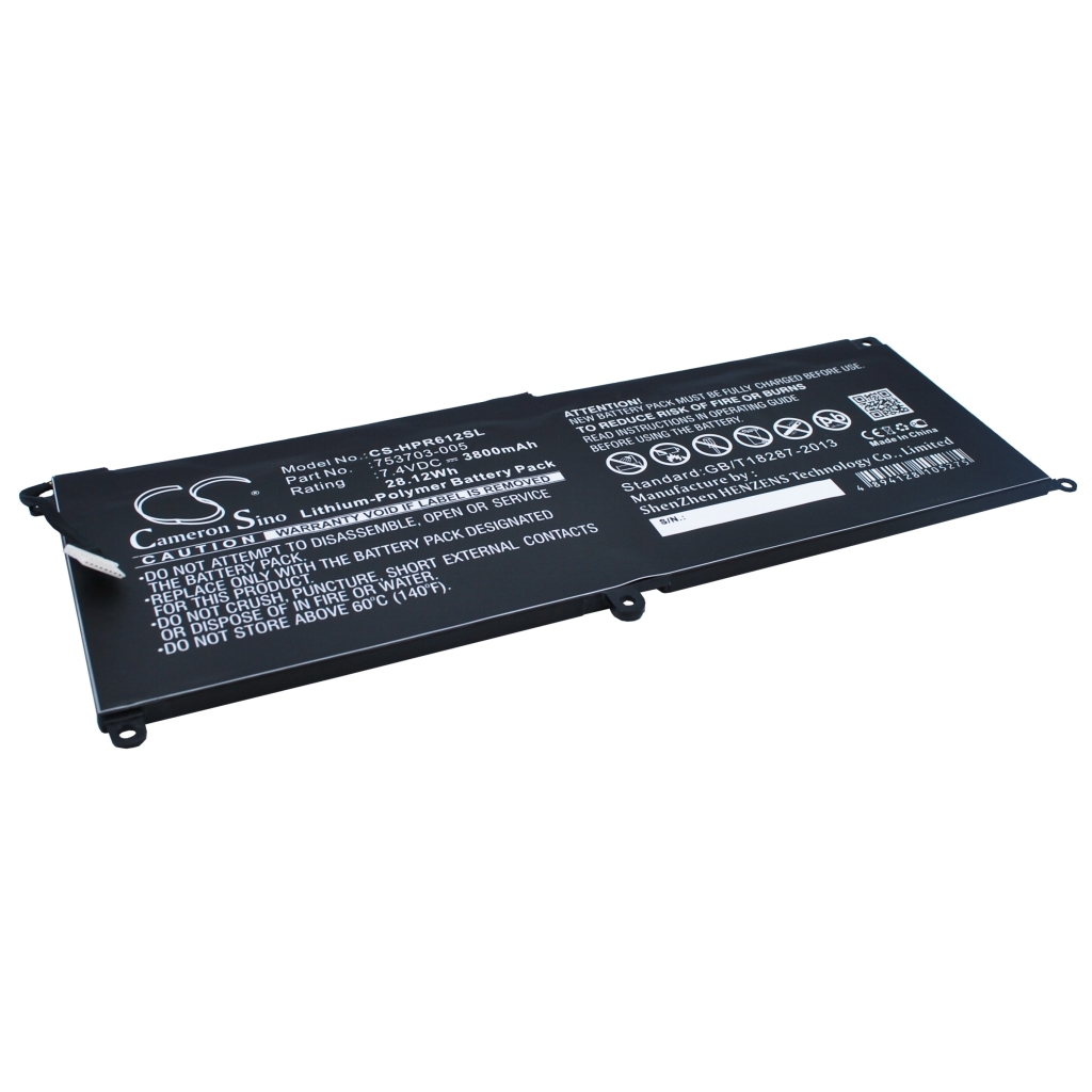 Akkumulátorok tablettákhoz HP Pro Tablet x2 612 G1(P3E16UT) (CS-HPR612SL)