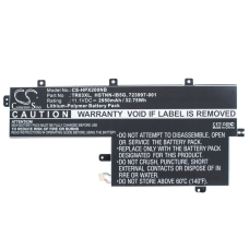 Kompatibilis akkumulátor csere HP 723922-171,723922-2B1,723997-001,G96TA016H,HSTNN-DB5G...