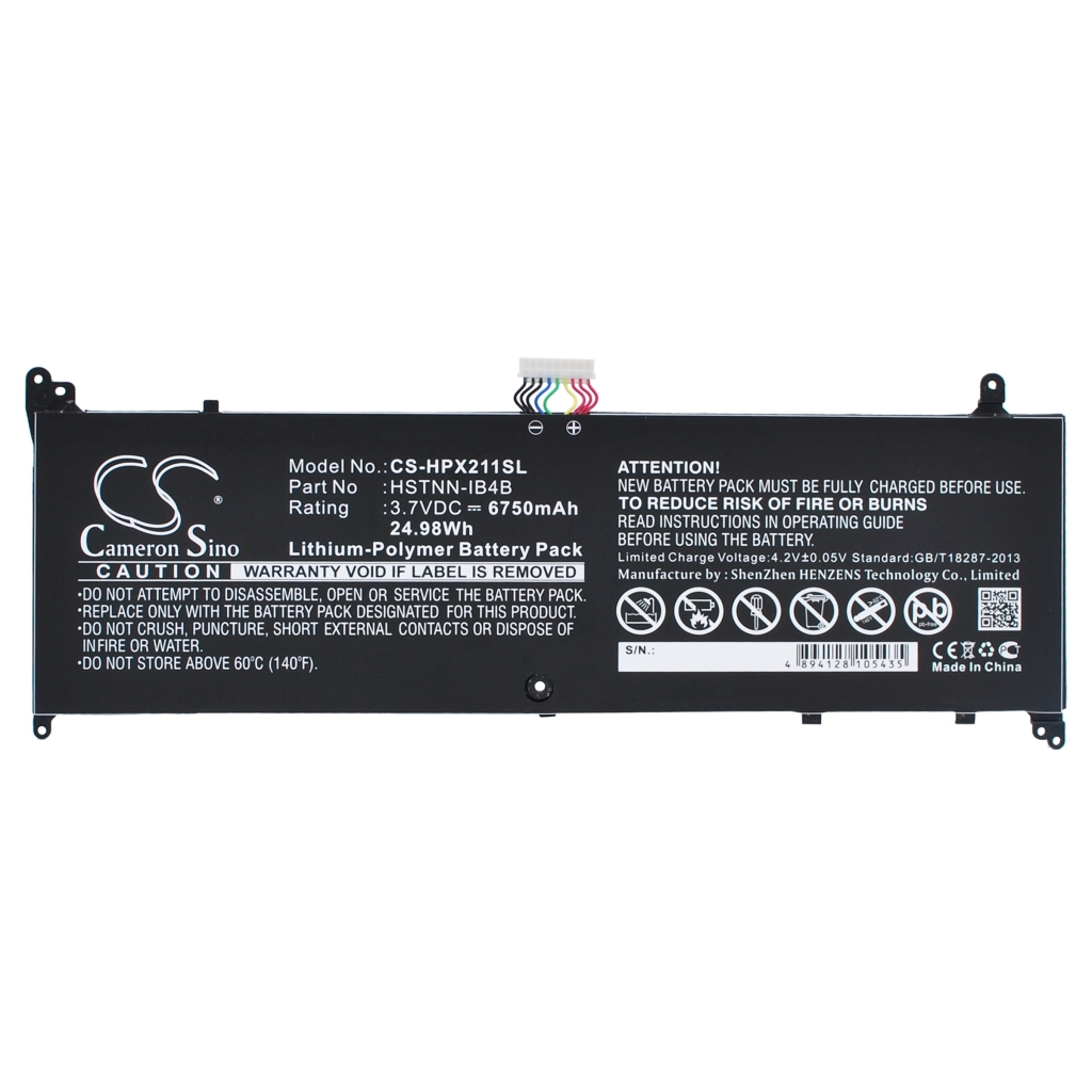 Akkumulátorok tablettákhoz HP 11-G010NR (CS-HPX211SL)