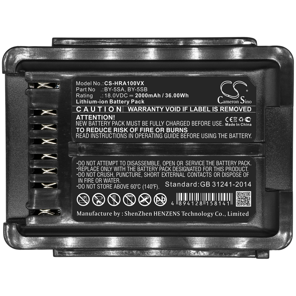 Porszívó akkumulátorok Sharp CS-HRA100VX