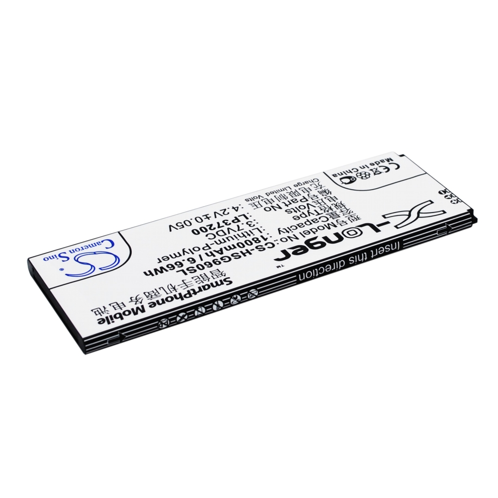 Akkumulátor kompatibilis a következőkkel Hisense CS-HSG960SL