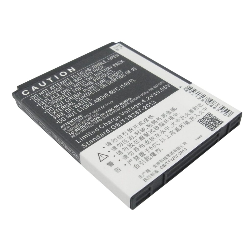 Cameron Sino X-Longer replacement smartphone battery 1350mAh - safety label